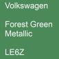 Preview: Volkswagen, Forest Green Metallic, LE6Z.